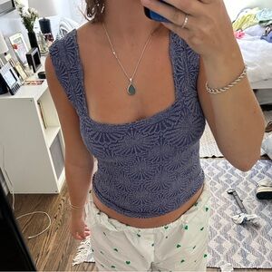 Free people blue tank
